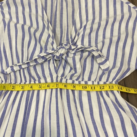 Rails Charlotte grenadines stripes tie print dress beachy boho - Picture 12 of 13